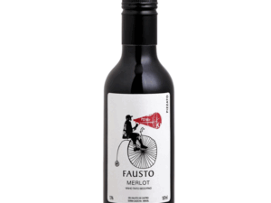 FAUSTO MERLOT 187ML - 2024 - VINHO FINO TINTO SECO